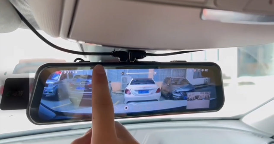 10 Inch Mirror Dash Cam touch Screen